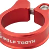 Wolf Tooth Seatpost Clamp - 28.6mm Red