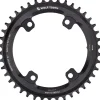 Wolf Tooth Shimano 110 Asymmetric BCD Chainring - 42t 110 Asymmetric BCD 4-Bolt Drop-Stop ST For Shimano GRX Cranks BLK