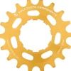Wolf Tooth Single Speed Aluminum Cog - 18t Compatible with 3/32" Chains Gold