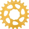 Wolf Tooth Single Speed Aluminum Cog - 22t Compatible with 3/32" Chains Gold