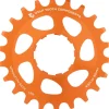 Wolf Tooth Single Speed Aluminum Cog - 22t Compatible 3/32" Chains Orange