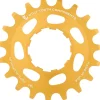 Wolf Tooth Single Speed Aluminum Cog - 19t Compatible with 3/32" Chains Gold