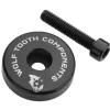 Wolf Tooth Ultralight Stem Cap with Integrated 5mm Spacer - Black