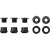 Wolf Tooth 1x Chainring Bolt Set - 6mm Dual Hex Fittings Set/5 Black