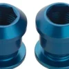 Wolf Tooth 1x Chainring Bolt Set - 6mm Dual Hex Fittings Set/4 Blue