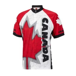 World Jerseys Men's Canada Road Bike Jersey