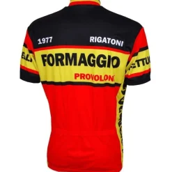 World Jerseys Men's Formaggio 1977 Retro Road Bike Jersey