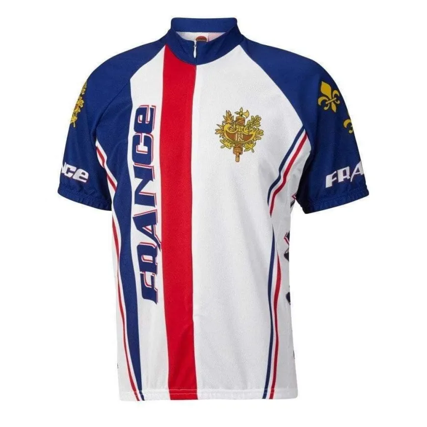 World Jerseys Men's France Road Bike Jersey