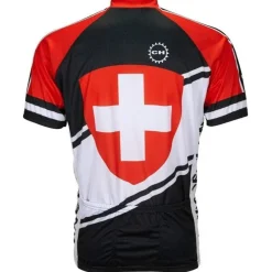 World Jerseys Men's Switzerland Road Bike Jersey