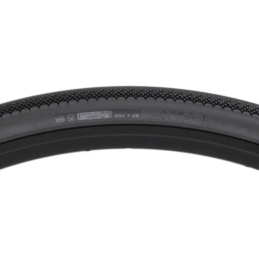 WTB Expanse Gravel Bike Tire - 700 x 32, TCS Tubeless, Black, Light/Fast Rolling, Dual DNA, SG2