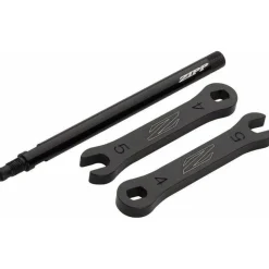Zipp Zipp Tangente Aluminum Knurled Valve Extender - 98mm 1080 1 Piece Removable Presta Valve BLK